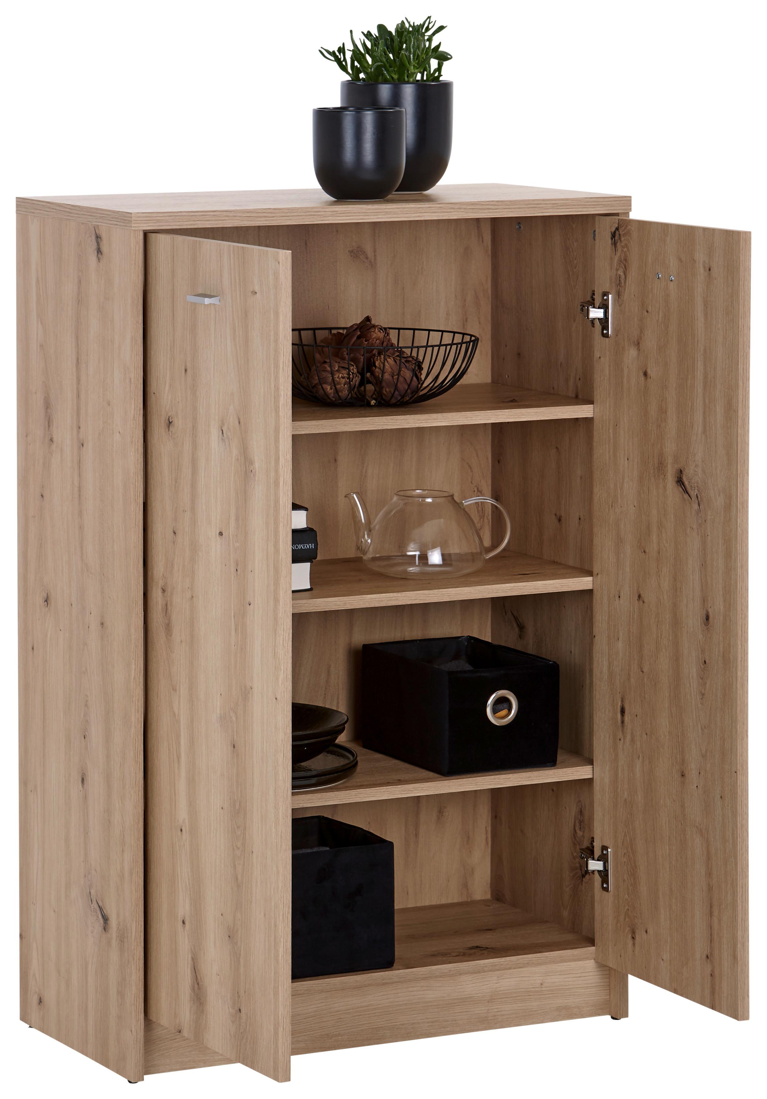 Kommode 74cm 4-You New, Eiche Artisan Dekor - Eiche Artisan, MODERN, Holzwerkstoff (74/111,4/34,6cm)