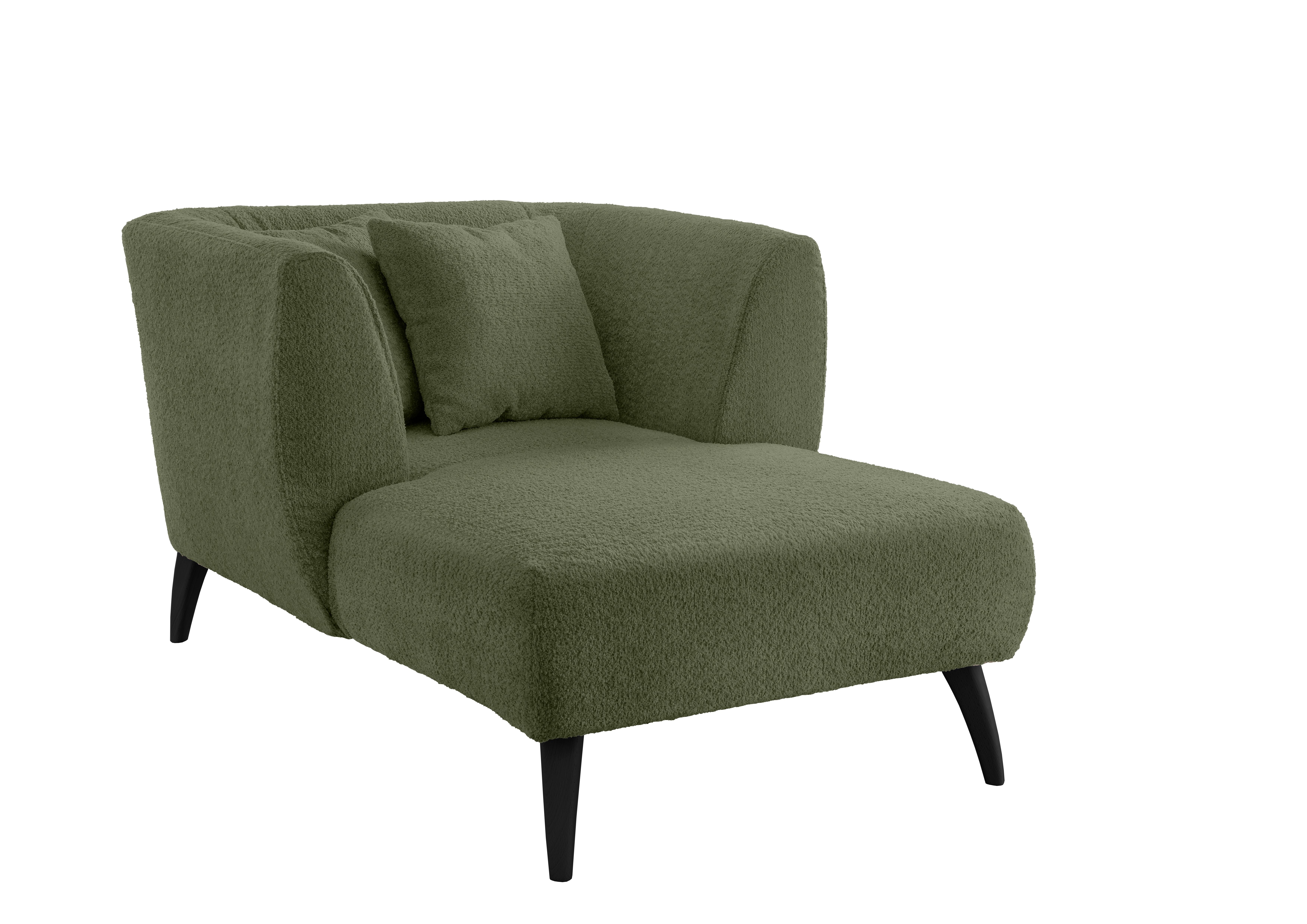 XXL-Sessel inkl. Zierkissen Colori Grün - Schwarz/Grün, MODERN, Textil (108/84/155cm) - MID.YOU