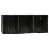 Wandregal Las Vegas Schwarz B: 90 Cm - Schwarz, MODERN, Holzwerkstoff (90/36/37cm) - Vertico