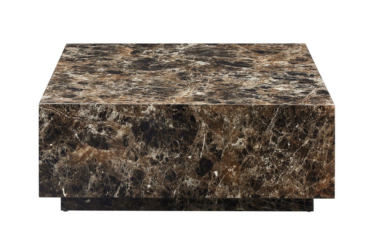 Couchtisch Braun B: 90 Cm - Braun, Design, Holzwerkstoff (90/90/35cm) - Livetastic