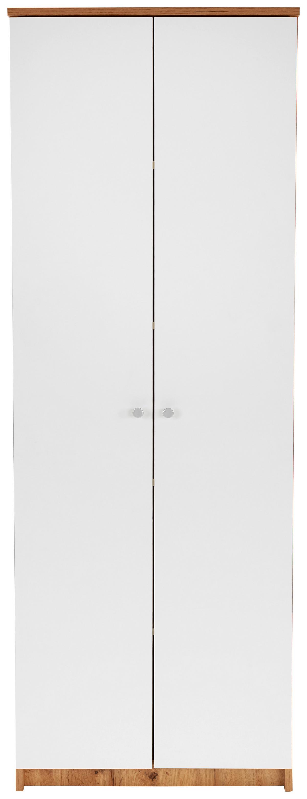 Cipősszekrény Kv05 *TOP ÁR* - Artisan tölgy/fehér, Modern (62,4/178,6/35,4cm) - Best Price