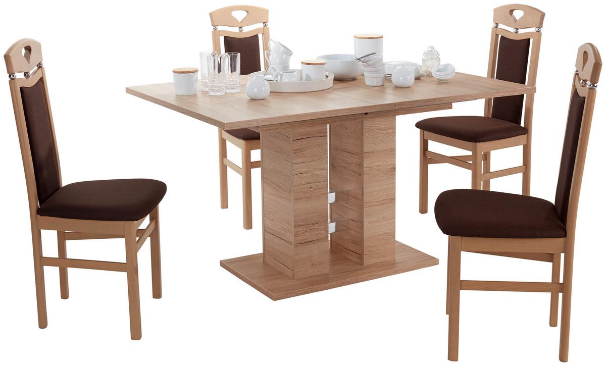 Kihúzható Asztal Helena 140 Az *top Ár* - tölgyfa, Konventionell, faalapú anyag (140-220/76/90cm) - Best Price