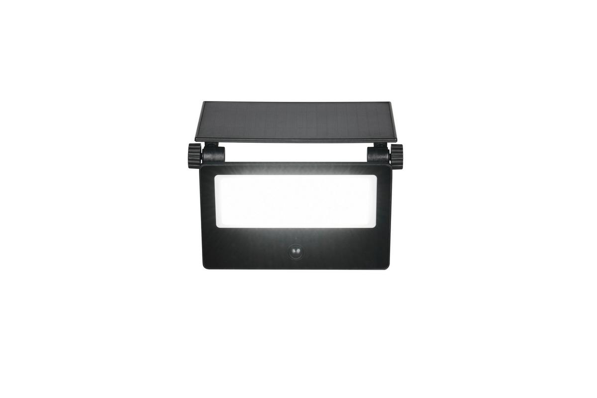 AUßENWANDLEUCHTE Touch On/Off, 3000-6000K - Schwarz/Weiß, Design, Glas/Metall (20,5/17,5/15,5cm)