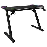 Gamingtisch Minecraft - Schwarz, MODERN, Holzwerkstoff/Metall (120/60/74cm) - Minecraft