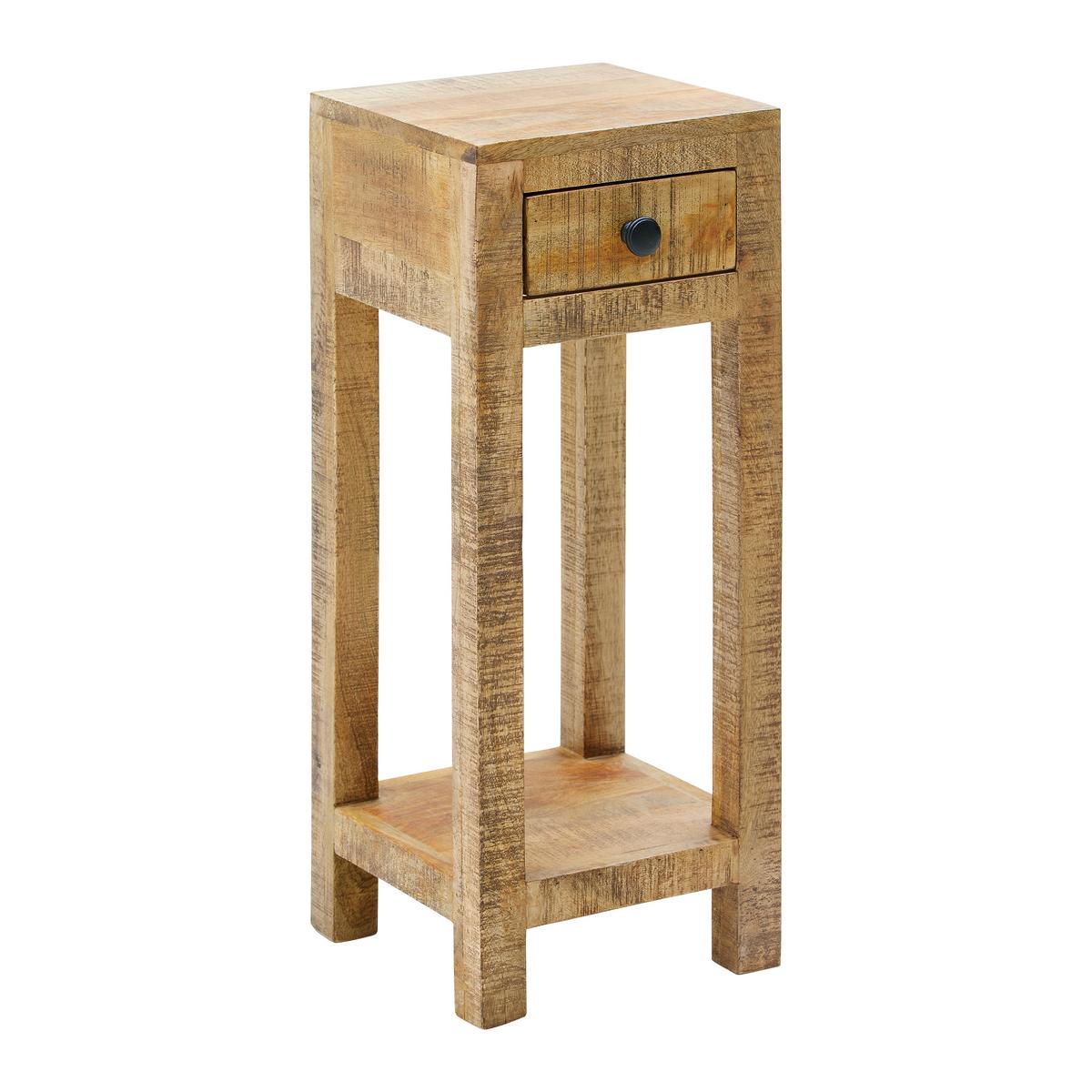 STOLEK NA KVĚTINY EVEREST -EXKLUSIV- - přírodní barvy, Natur, dřevo (30/75/30cm)