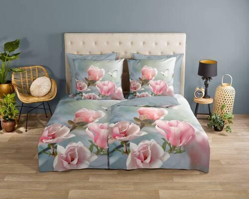Wendebettwäsche Close Multicolor 135x200 cm - Multicolor, Natur, Textil (135/200cm)