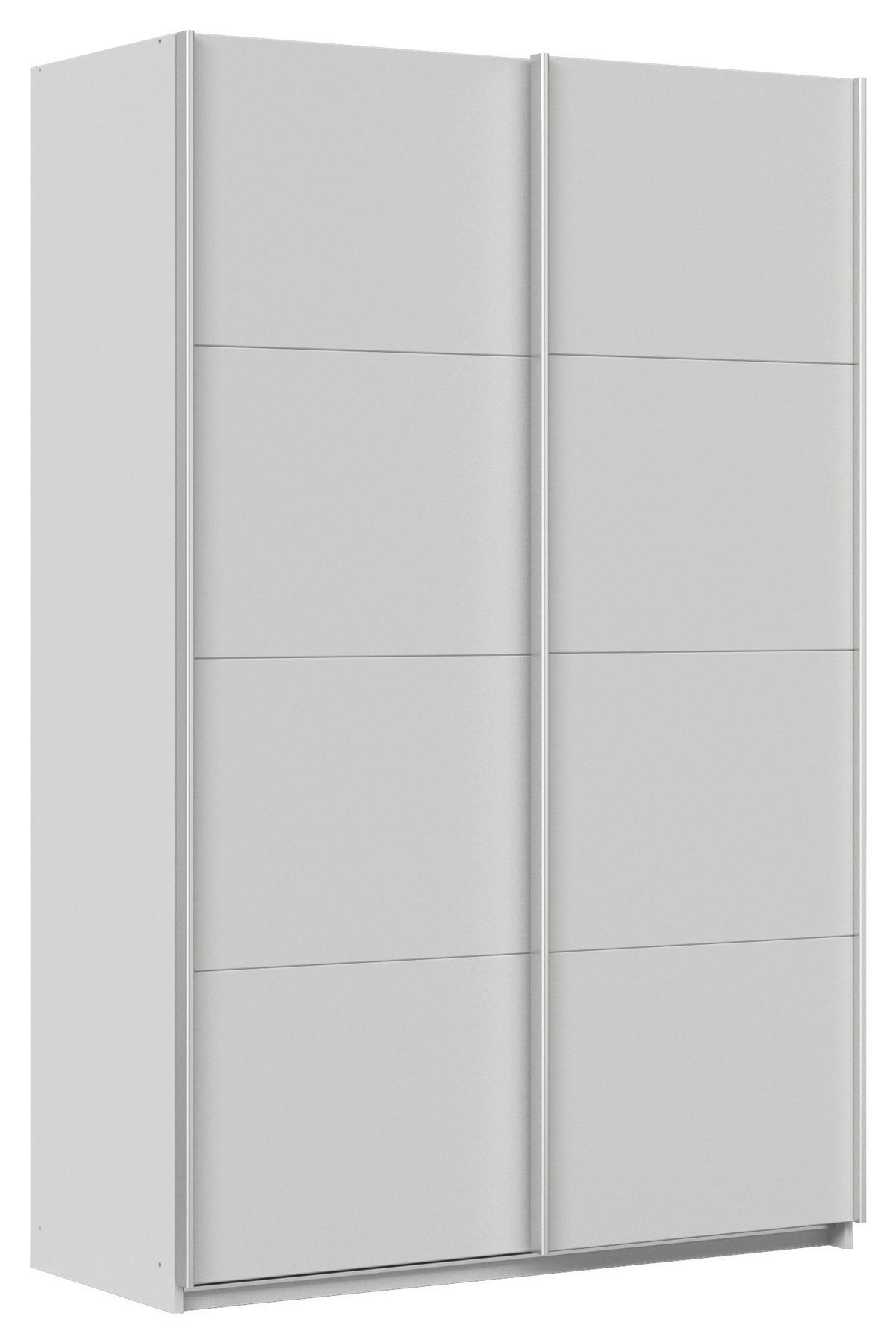 Tolóajtós Szekrény Feldkirch 136/210 Cm - világosszürke, Modern, faalapú anyag (136/210/62cm)