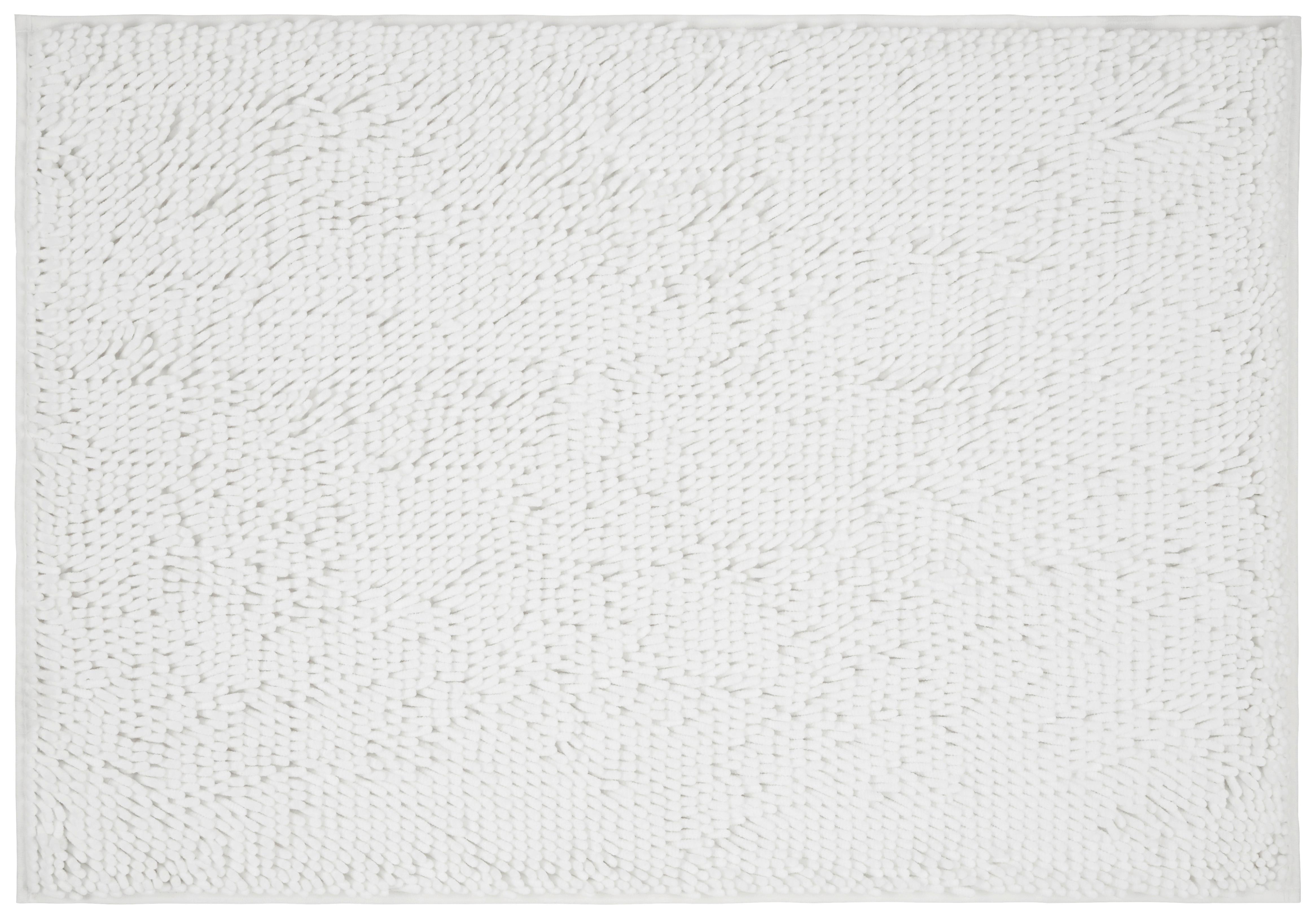 Badematte Liliane - Weiß, KONVENTIONELL, Kunststoff (60/90cm) - Ondega