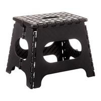 Skládací židlička KURT černá - černá, Konvenční, plast (34/27/26cm) - Mömax