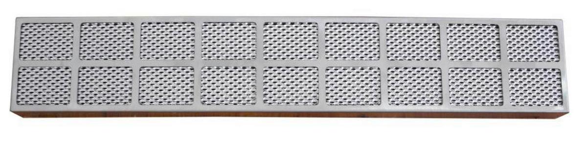 Kohlefilter Silberfarben, B: 50 Cm - Basics, Metall (50/18/16,5cm) - PKM