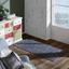 Handwebteppich Isadora 70x140 cm - Grau, Leder/Textil (70/140cm) - James Wood Handwebteppich Isadora 70x140 cm - Grau, Leder/Textil (70/140cm) - James Wood