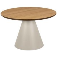 KONFERENČNÍ STOLEK SOLI 65 - šedá/barvy dubu, Design, kov/kompozitní dřevo (65/43cm)