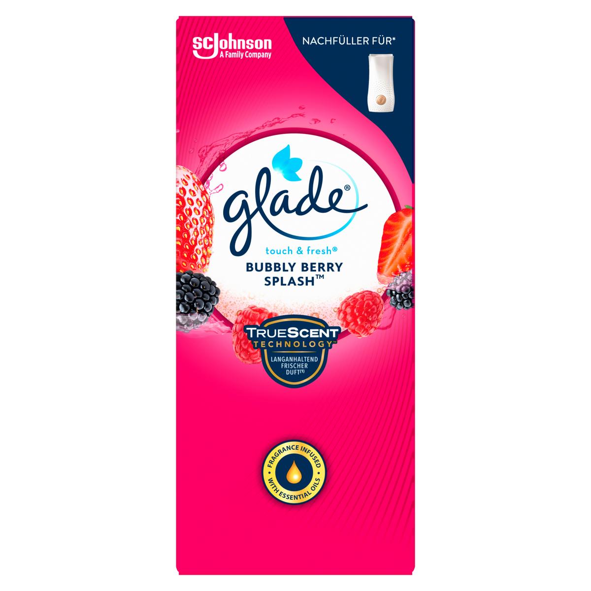 Raumduft-nachfüllung Bubbly Berry Splash - Grau, Basics, Metall (2,5/7/2,5cm) - Glade