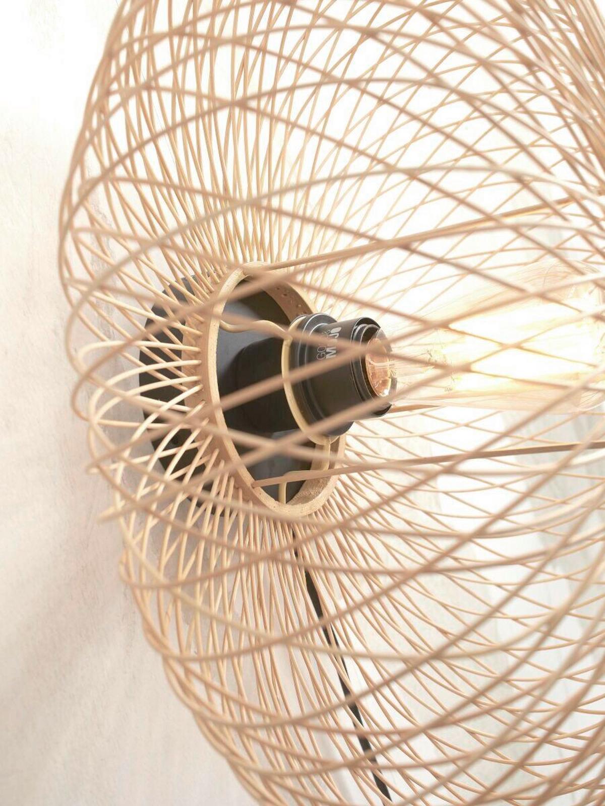 Wandleuchte Cango/W/4020/N - Naturfarben, Trend (20/40cm) - Good & Mojo
