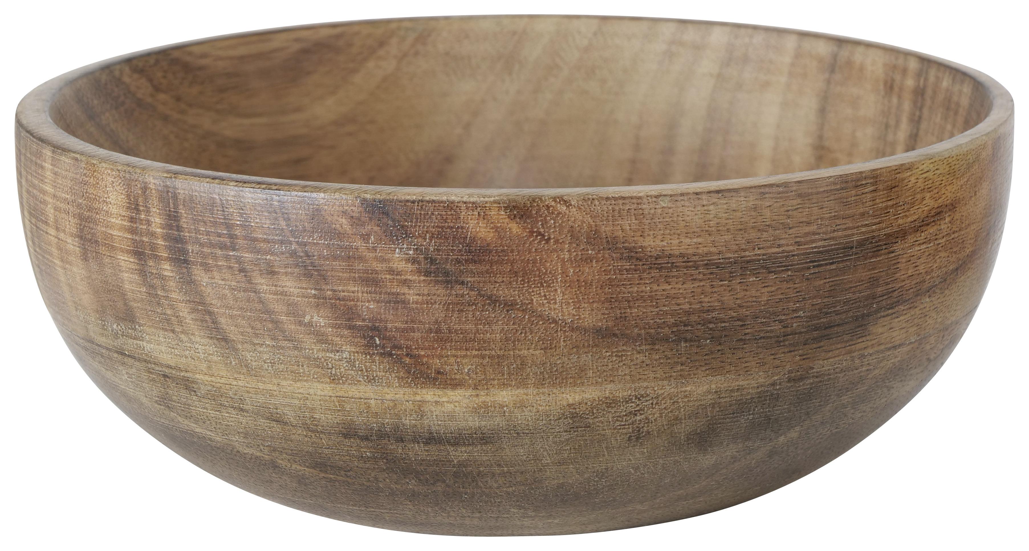 Dekoračná Miska Lamira, Ø: Ca. 23 Cm - Štýlový, drevo (23/9cm) - Premium Living