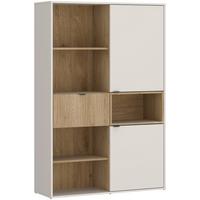 Regal Samm Eichefarben, Beige B: 103,6 cm - Eichefarben/Beige, Trend, Holzwerkstoff (103,6/160,5/40cm)