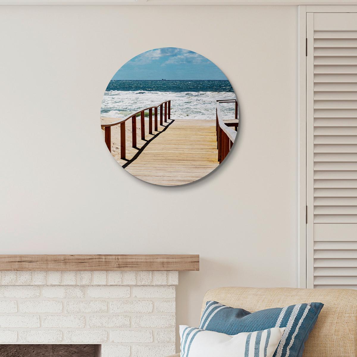 Dekopaneel Summer - Multicolor/Braun, KONVENTIONELL, Holzwerkstoff (40cm) - James Wood