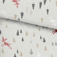 Flanell Bettwäsche 140x200 cm Anja Multicolor Rentier - Beige/Multicolor, ROMANTIK / LANDHAUS, Textil - James Wood