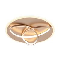 Led-deckenleuchte Edith Ø 40 Cm - Cappuccino, Design, Kunststoff/Metall (40/7cm) - Luca Bessoni