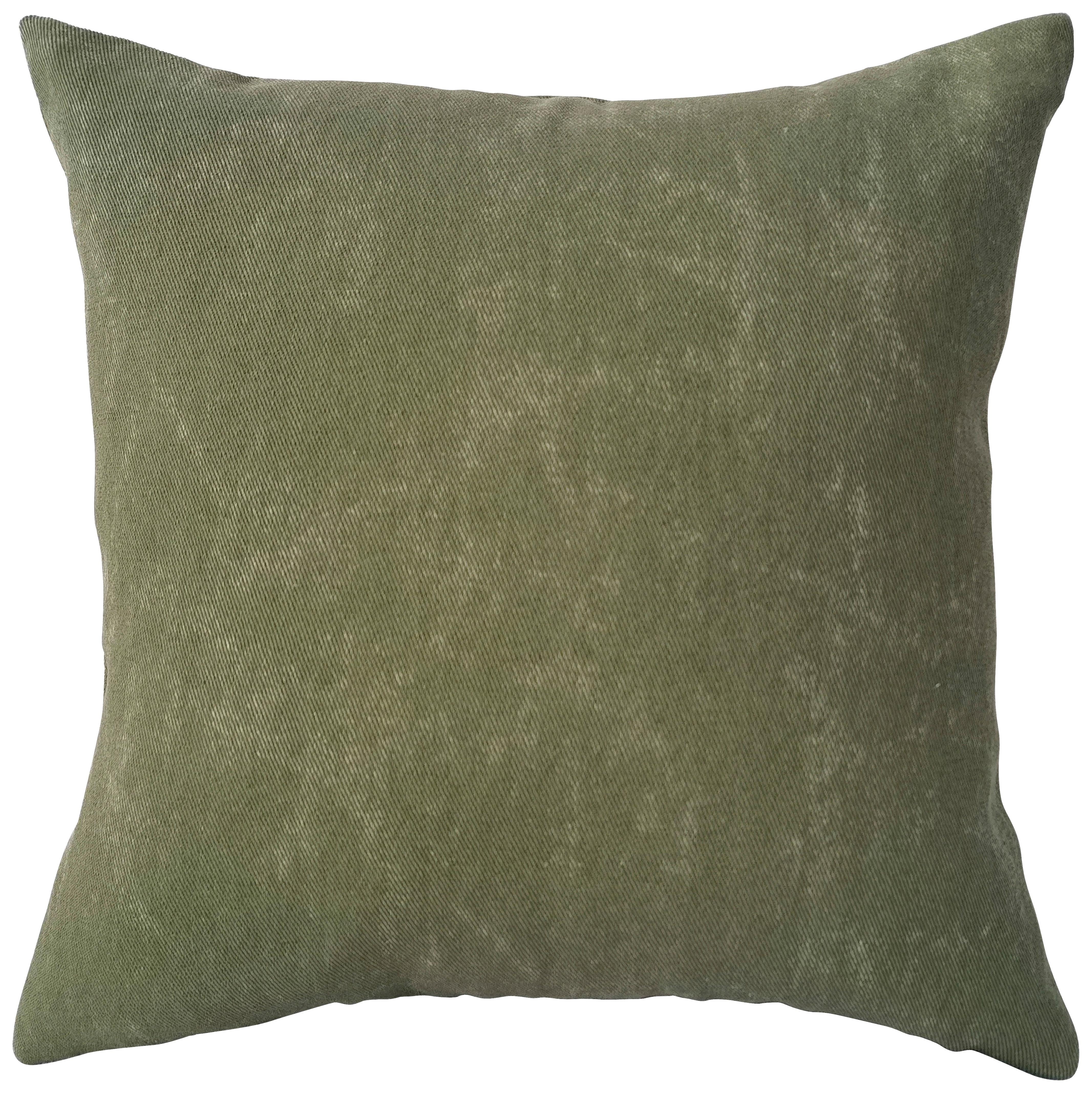 Zierkissen Elsa - Olivgrün, MODERN, Textil (45/45cm) - Luca Bessoni