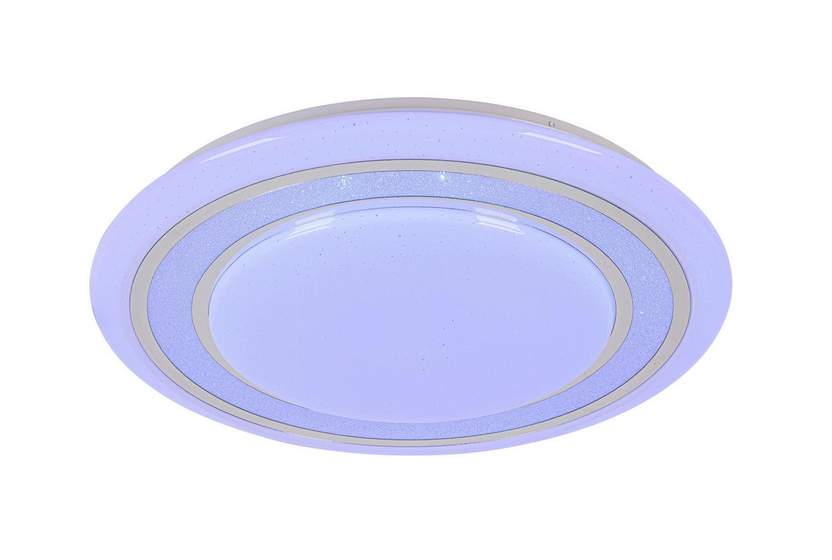 STROPNÍ LED SVÍTIDLO GIESBERT - bílá/barvy chromu, Moderní, kov/plast (55/8cm) - Premium Living