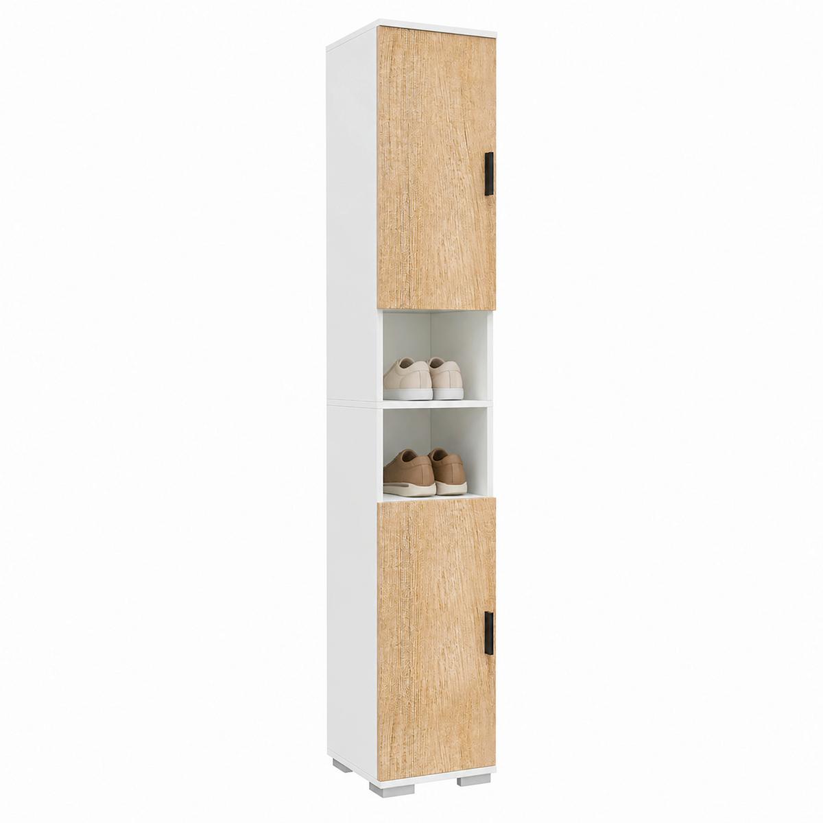 SKRINKA NA TOPÁNKY GADOS - čierna/biela, Design, kov/kompozitné drevo (30/178/33cm) - MID.YOU