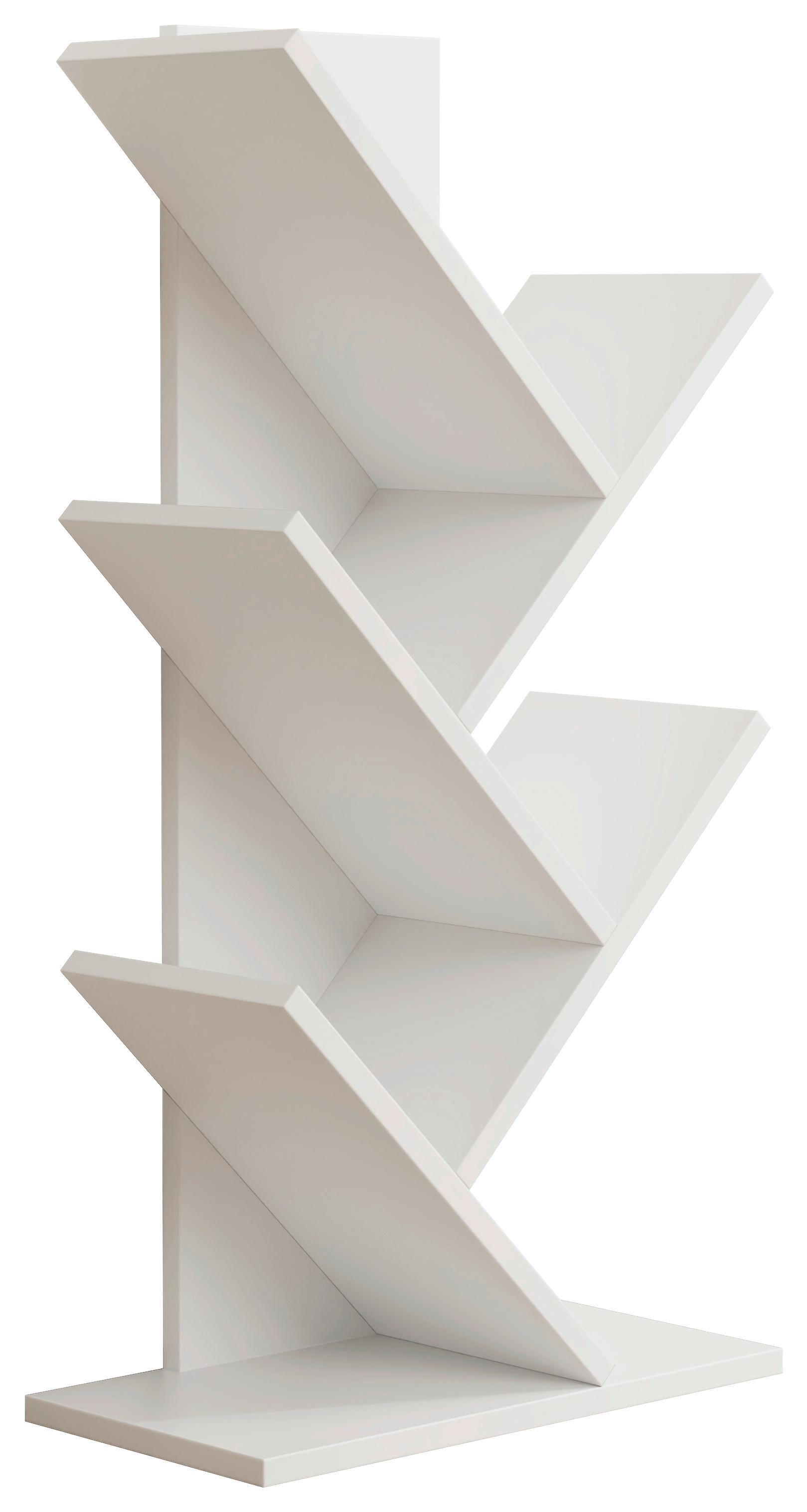 Regal Nulis Weiß B: 40 cm - Weiß, Design, Holzwerkstoff (40/77/20cm) - MID.YOU