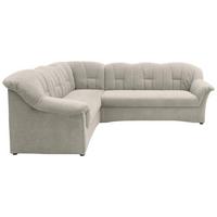 Ecksofa Papenburg Hellgrau - Hellgrau/Schwarz, KONVENTIONELL, Textil (192/243cm) - MID.YOU