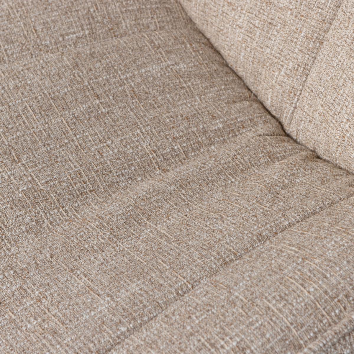 Sessel Milaro Naturfarben B: 75cm - Schwarz/Naturfarben, Design, Textil (75/88/94cm) - Livetastic