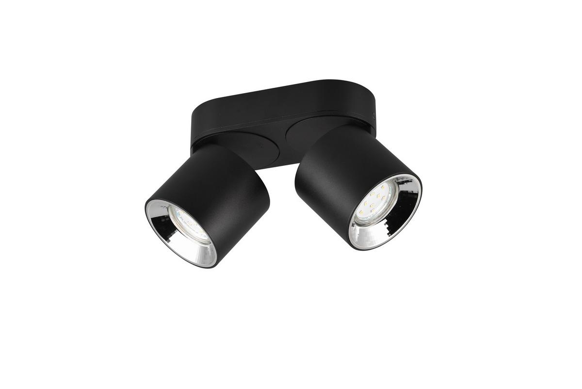 Strahler 651000232  Guayana - Schwarz, Basics, Metall (8,7/18/12cm) - Trio Leuchten