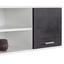Hängeschrank Star B: 204cm, Weiß + Betonoxid - Dunkelgrau/Weiß, KONVENTIONELL, Holzwerkstoff (204/40,6/38cm) Hängeschrank Star B: 204cm, Weiß + Betonoxid - Dunkelgrau/Weiß, KONVENTIONELL, Holzwerkstoff (204/40,6/38cm)