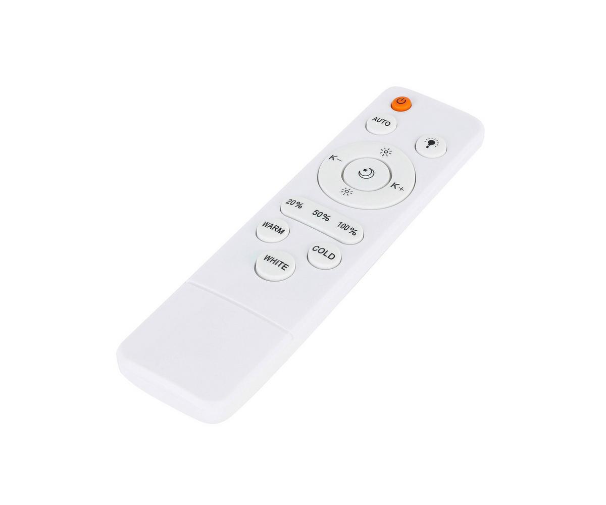 STROPNÍ LED SVÍTIDLO JANNEK - bílá/černá, Moderní, kov/plast (33/33/5,5cm) - Premium Living