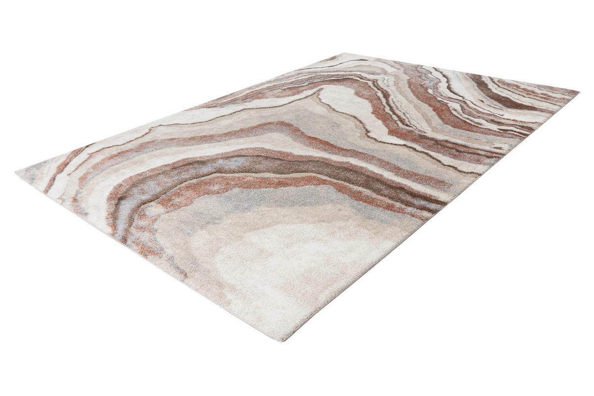 Webteppich My Bologna 461 Terra 80 X 150 - Terracotta/Creme, KONVENTIONELL, Kunststoff/Textil (80/150cm) - Obsession