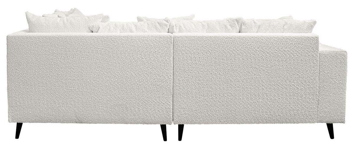 Ecksofa Pruno, Hellgrau S: 247x174 Cm - Hellgrau/Schwarz, Design, Textil (247/174cm) - MID.YOU