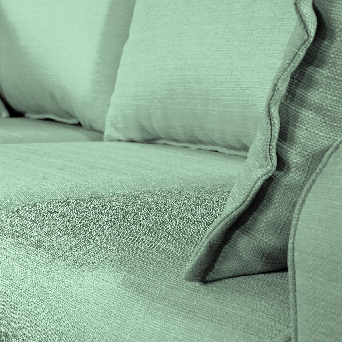 Ecksofa Beata Mintgrün S: 150x230 Cm - Wengefarben/Mintgrün, Design, Textil (150/230cm) - Livetastic