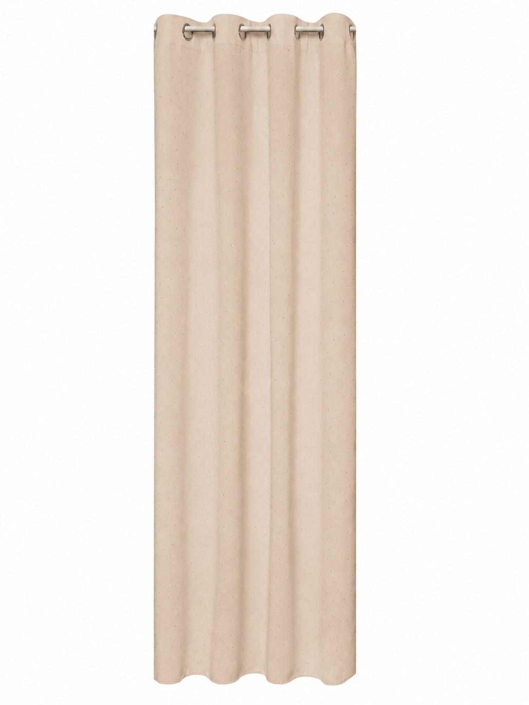 ZATEMŇOVACÍ ZÁVES STEIN - béžová, textil (135/245cm)