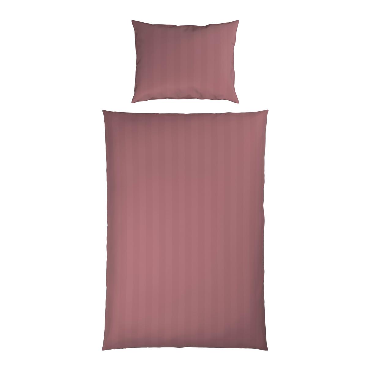 POSTEĽNÁ BIELIZEŇ XENIA STREIF - hnedofialová, Modern, textil (140/200cm) - Premium Living