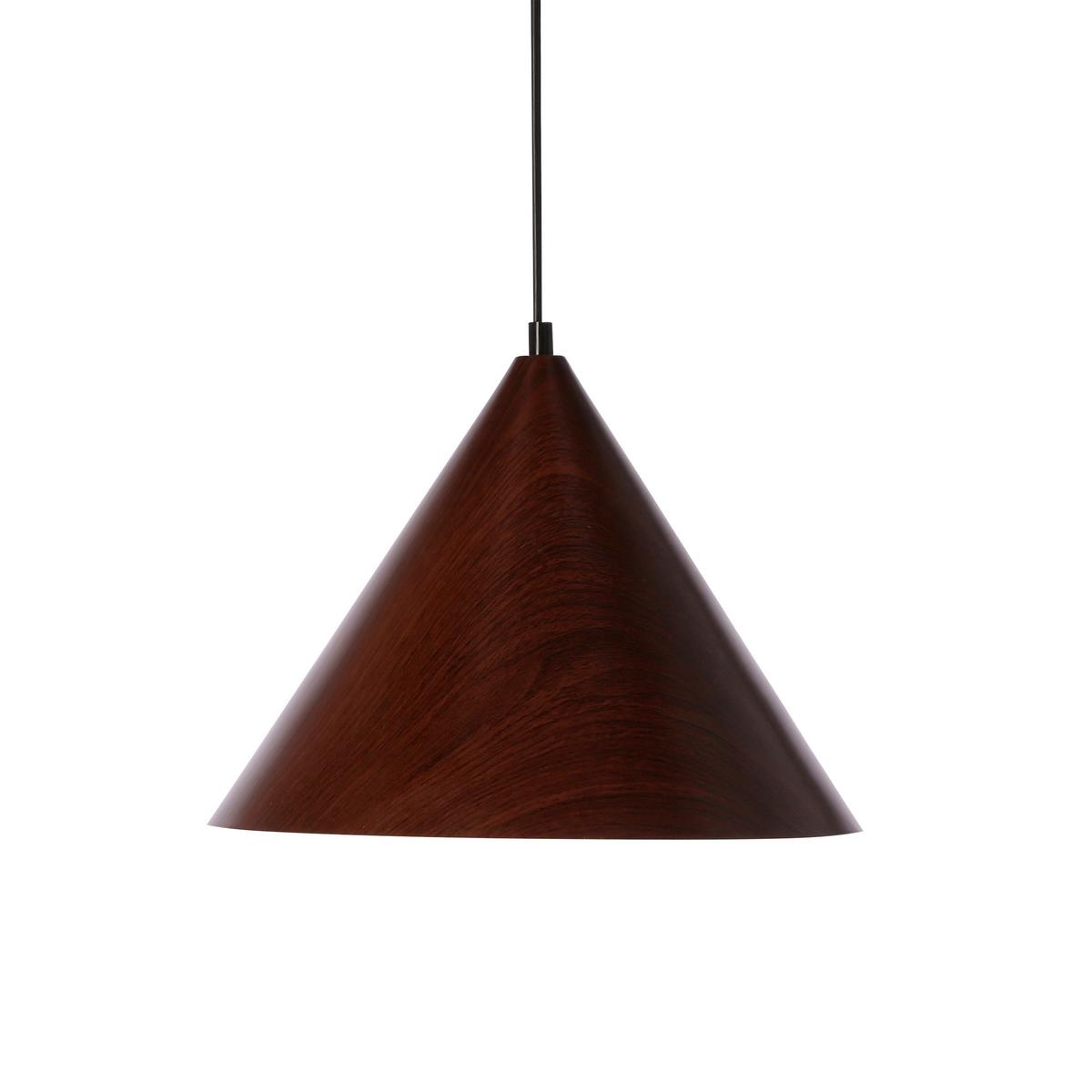 Hängeleuchte 31-23414 Dunca - Nussbaumfarben/Schwarz, Design, Metall (32/32/115cm)