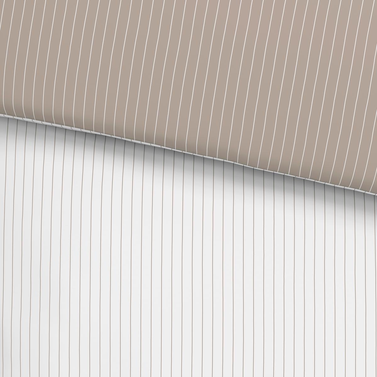 Povlečení Twill XXL, 2x70/90 200/220cm - bílá/béžová, Moderní, textil (200/220cm) - Mömax