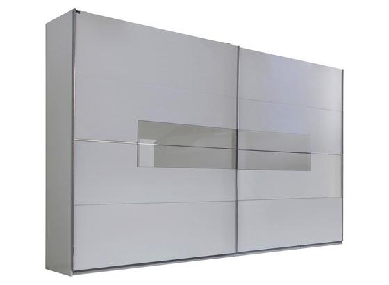 Schwebetürenschrank Advantage 250 cm Weiß/ Glas - Weiß, MODERN, Glas/Holzwerkstoff (250/218/65cm) Schwebetürenschrank Advantage 250 cm Weiß/ Glas - Weiß, MODERN, Glas/Holzwerkstoff (250/218/65cm)
