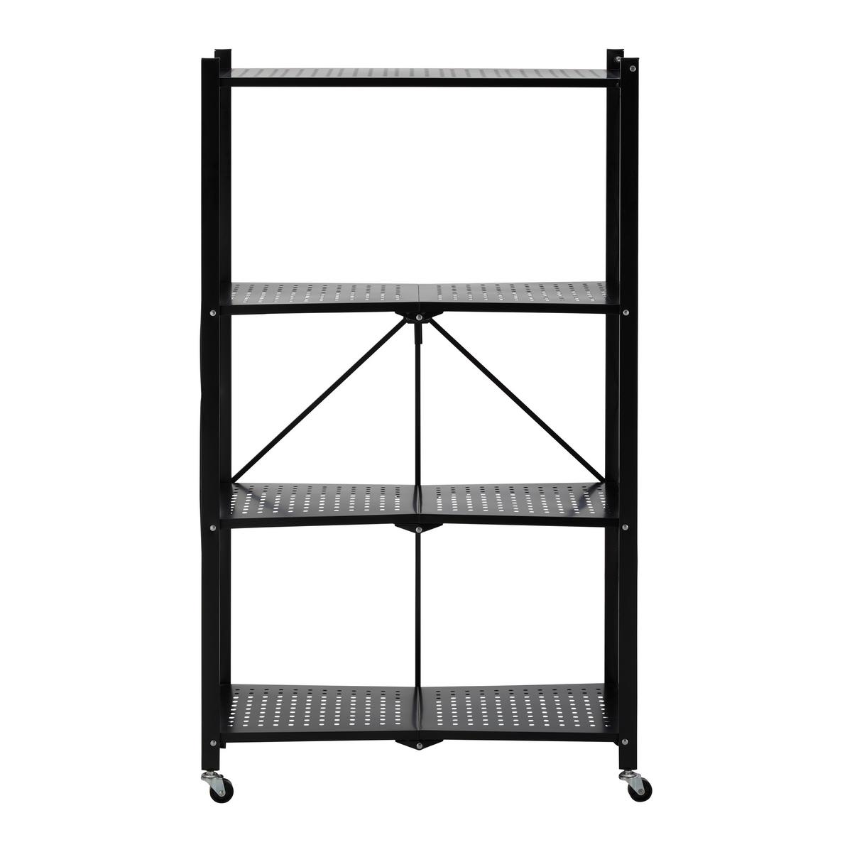 Kancelářky regál SANDRO černý - černá, Moderní, kov/plast (72/125/36cm) - P & B
