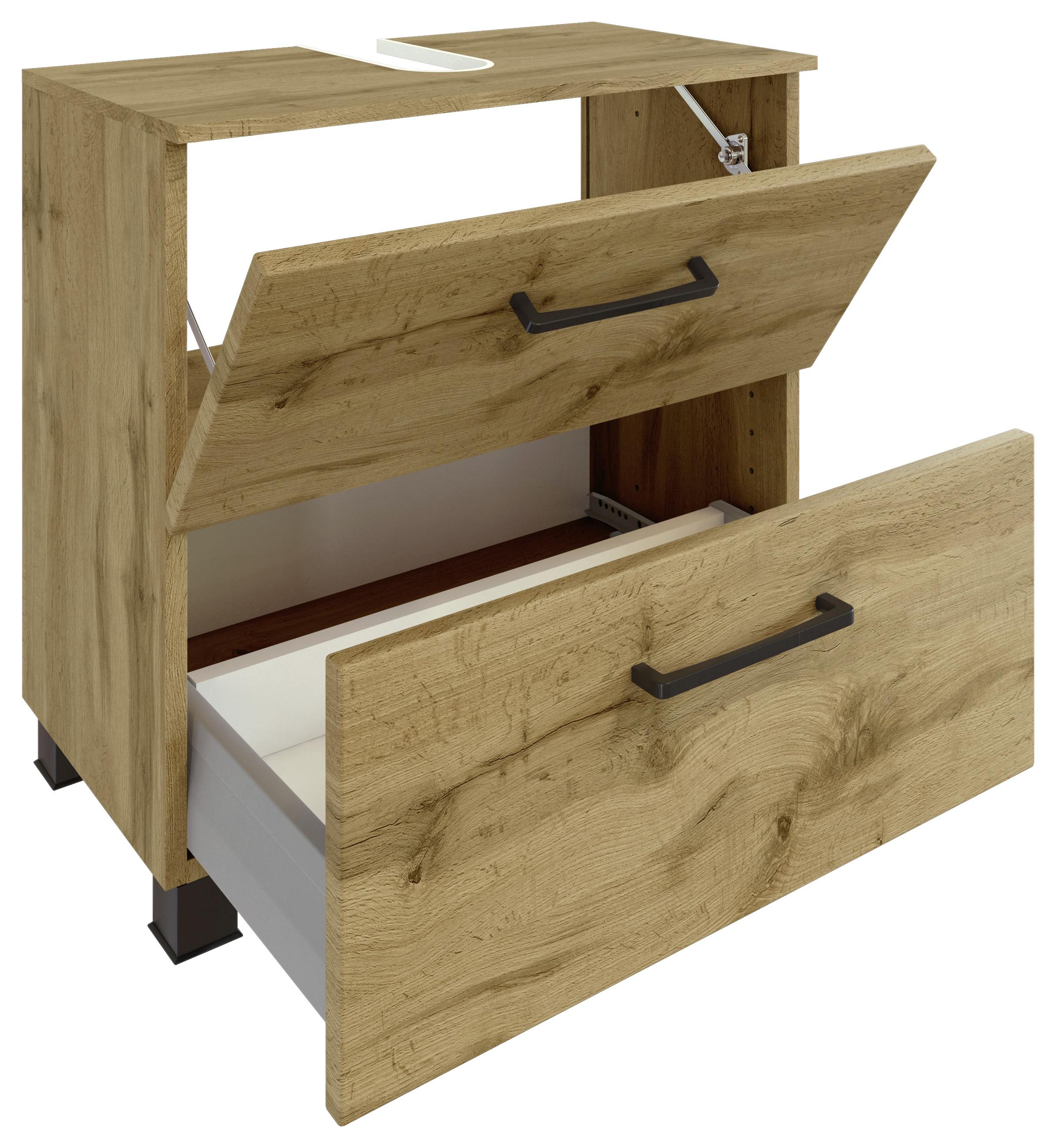 Badmöbel-Set Manchester B: 90 cm Eiche Wotan Dekor