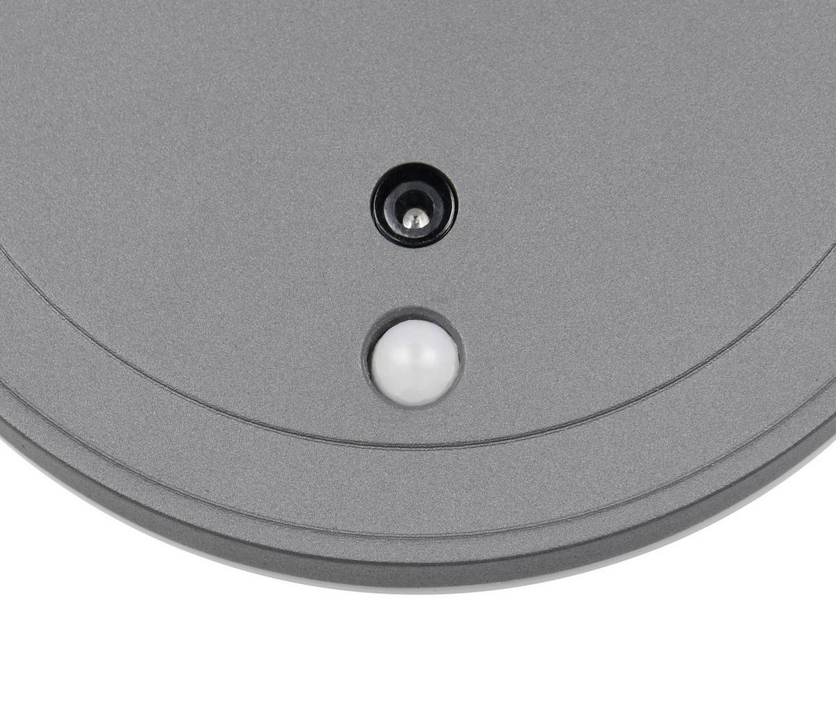 Außenwandleuchte Fortaleza Anthrazit D: 14 Cm - Anthrazit, Design, Metall (14/3,5cm)