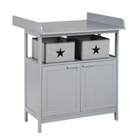 Wickelkommode 'Hamburg' taupe - Taupe, Basics, Holzwerkstoff (87/100/75cm)