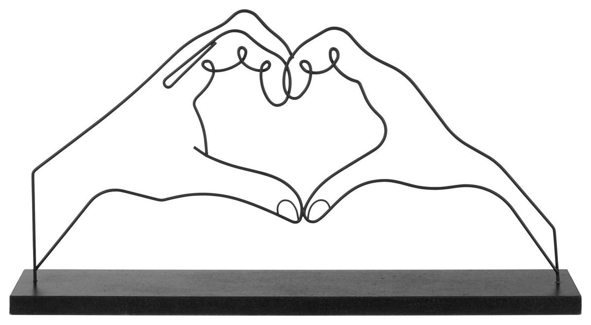 SOŠKA HELIN - černá, Basics, kov (35/18/6cm) - Modern Living