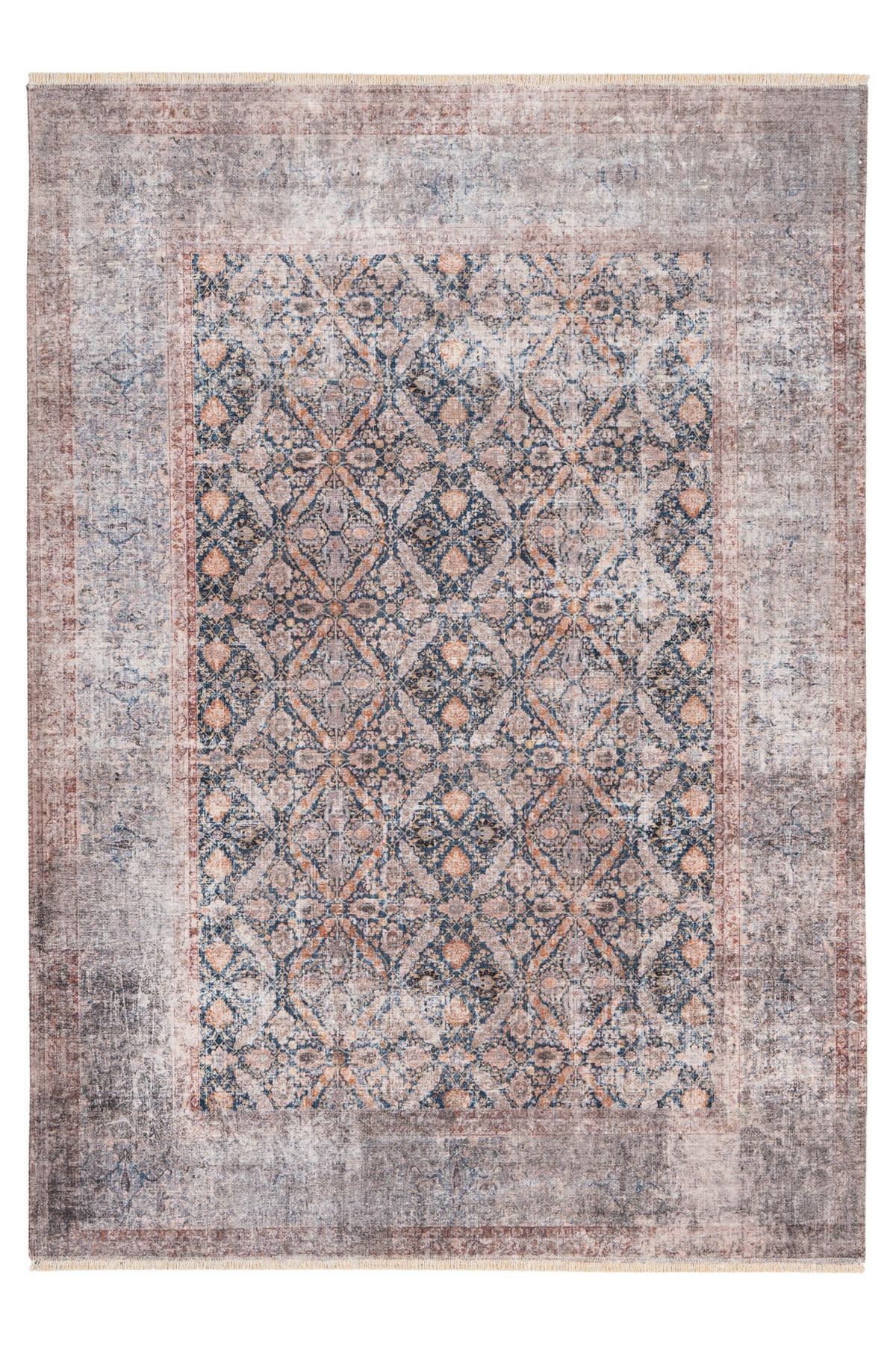 Vintage-teppich My Maurea 780 - Dunkelblau, Basics, Textil (75/150cm) - Obsession