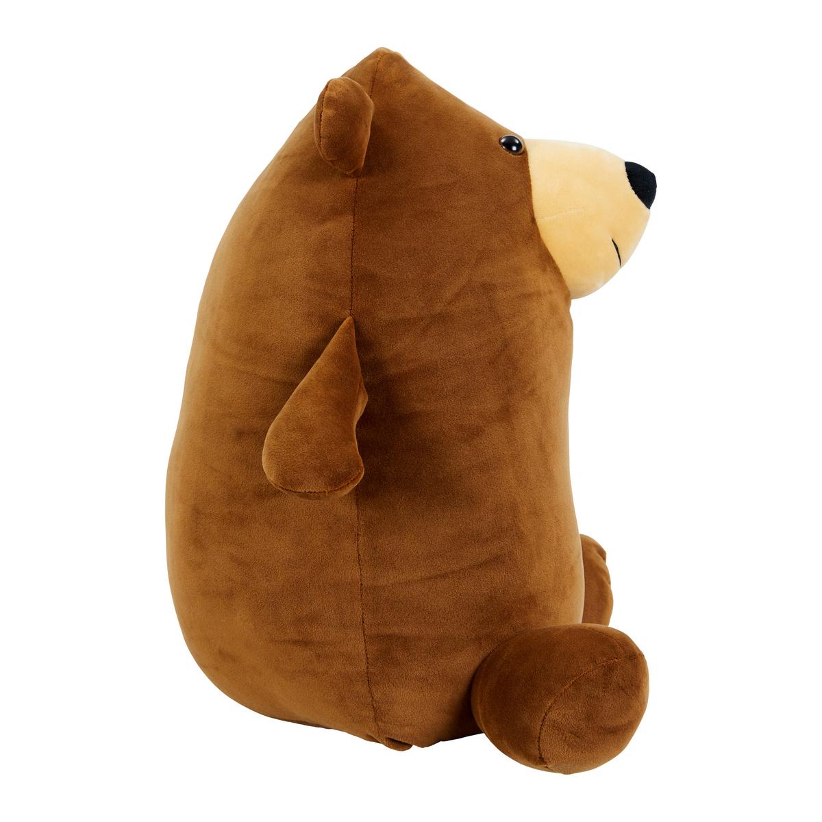 Plyšová hračka - medvěd Fluffy - hnědá, Moderní, textil (18/42cm) - Bessagi Kids