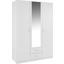Kleiderschrank Karo, 3trg, 136cm - MODERN, Glas/Holzwerkstoff (136/197/54cm) Kleiderschrank Karo, 3trg, 136cm - MODERN, Glas/Holzwerkstoff (136/197/54cm)