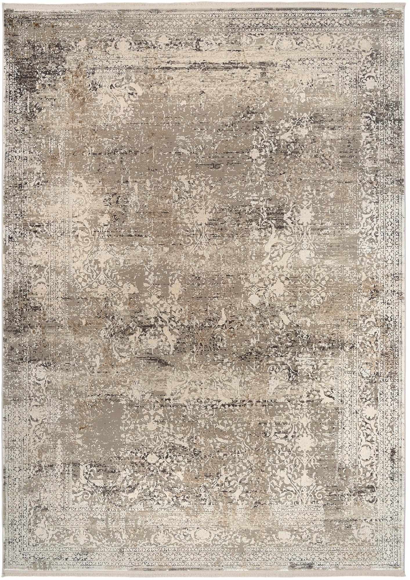 Webteppich Avignon Grau/Goldfarben 200x290 cm - Goldfarben/Grau, Design, Textil (200/290cm) - Dieter Knoll