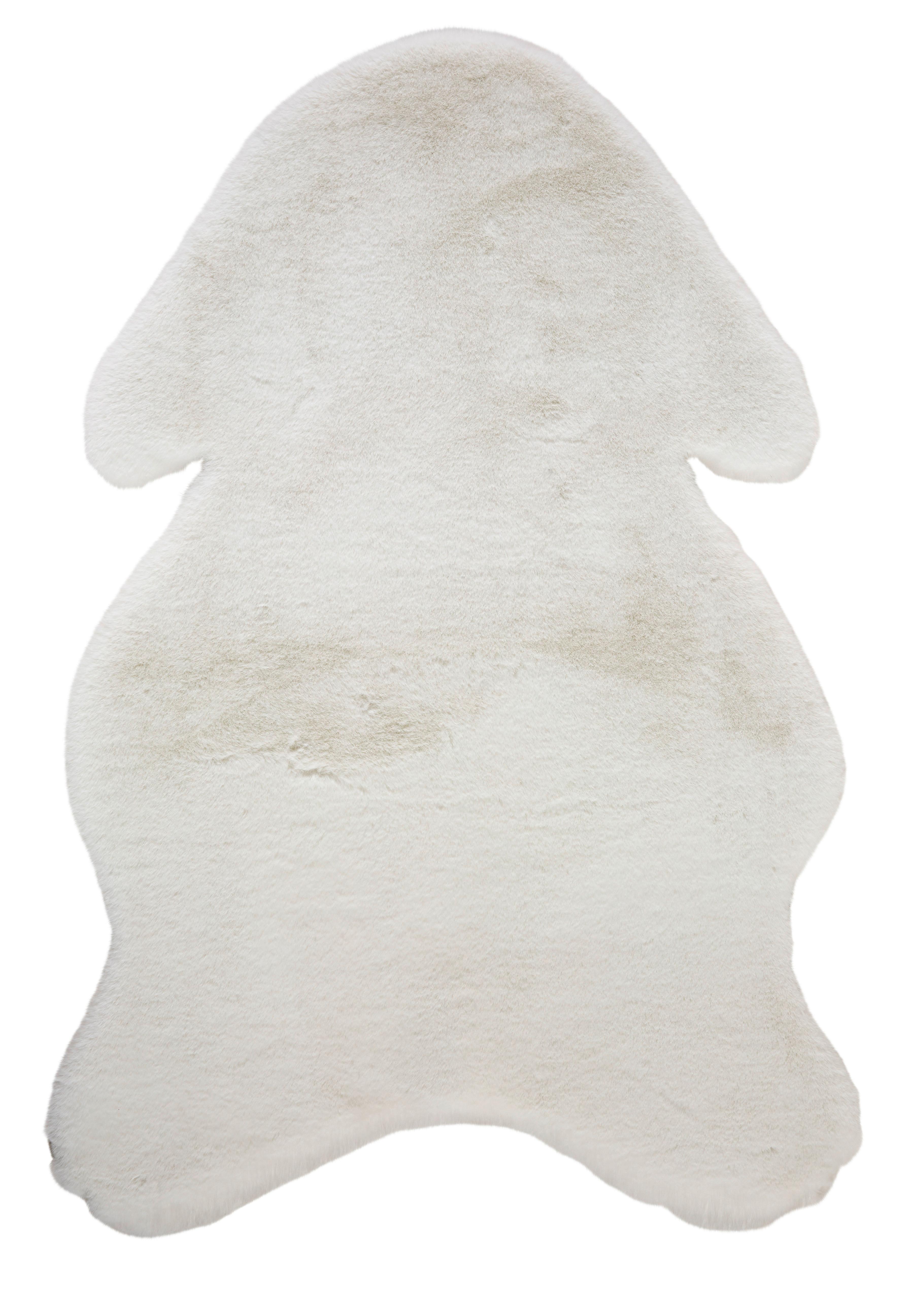 Umělá Kožešina Marlene, 90/60cm, Bílá - bílá, kožešina/textil (90/60cm) - Modern Living